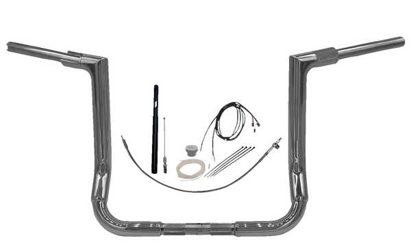1-1/2(r) Ez Install Flat Top Handlebar Kit Silver, 2, nordicamoto.ro