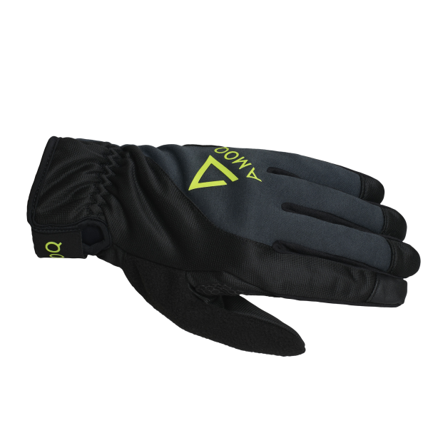 AMOQ Seeker motoros szán kesztyű, fekete/szürke/HiVis, 1, nordicamoto.ro