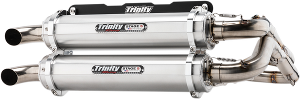 Stage 5 Dual Exhaust System Brushed, 1, nordicamoto.ro