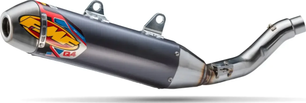 Q4 Hex Slip-On kipufogódob S-A, eloxált szürke, 1, nordicamoto.ro