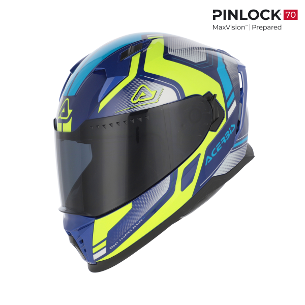 Acerbis X-Way Graphic kék/sárga sisak, XL, 11, nordicamoto.ro