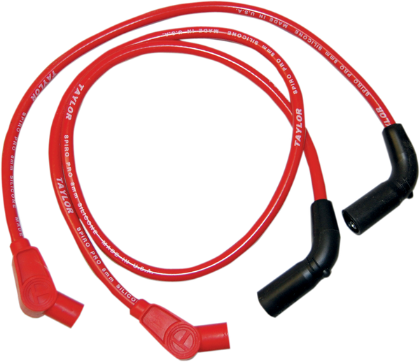 8mm Custom-fit Spark Plug Wire Kit Red, 1, nordicamoto.ro