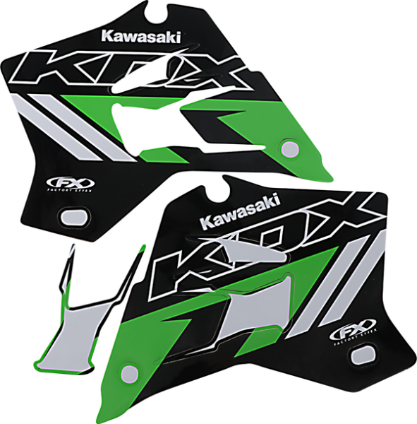 Evo Graphics Kit Black, Green, 2, nordicamoto.ro
