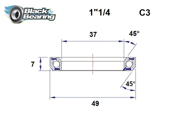 Headset Bearing, 1, nordicamoto.ro