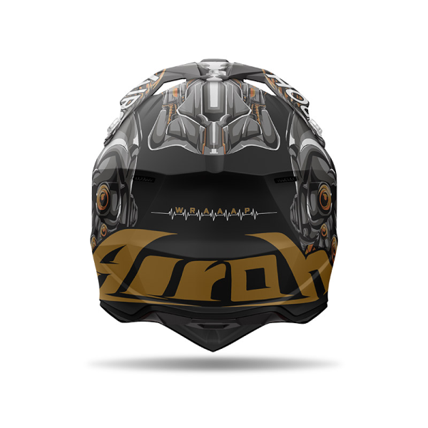 Airoh Wraaap Cyborg Matt sisak, 2, nordicamoto.ro