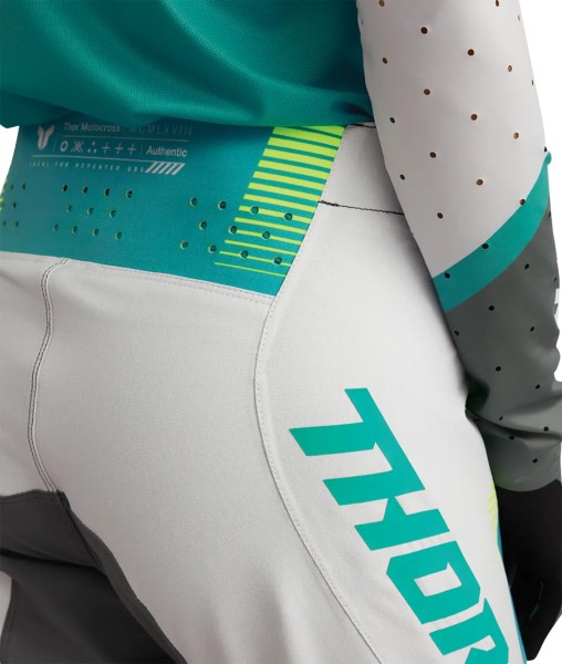 Thor Sportmode Velocity női nadrág, fehér/szürke, 9/10-es méret, 7, nordicamoto.ro