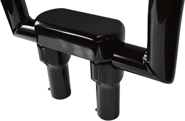 Solid Handlebar Riser & Top Clamp Kit Black, 2, nordicamoto.ro