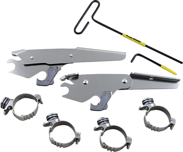 Batwing Fairing Trigger-lock Mounting Kit Silver, 1, nordicamoto.ro