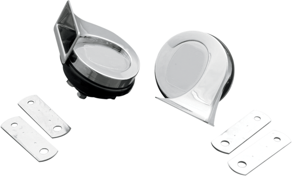 Magnum Electric Horn Set Chrome, 1, nordicamoto.ro