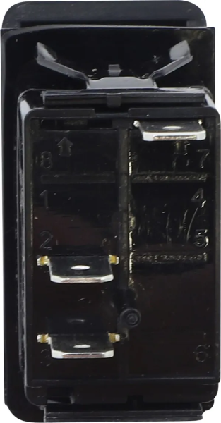 Rocker Switch Black, Blue, 2, nordicamoto.ro