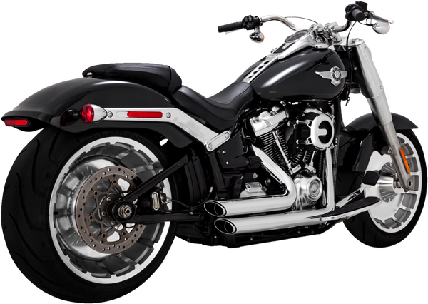 Shortshots Staggered Exhaust System Chrome, 3, nordicamoto.ro