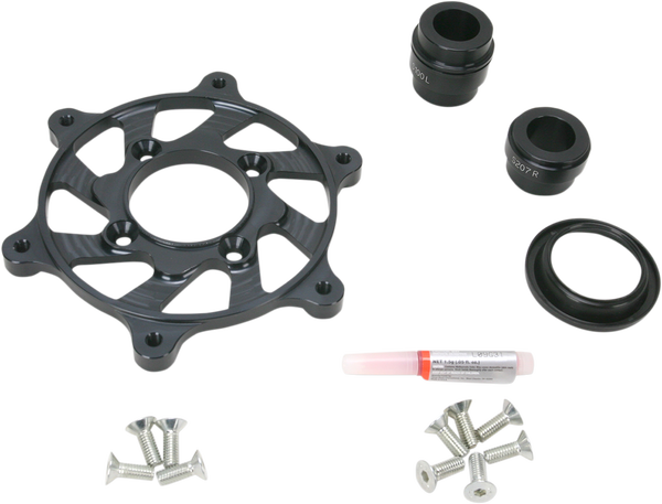 Carrier Ring Set Anodized, Black, 1, nordicamoto.ro