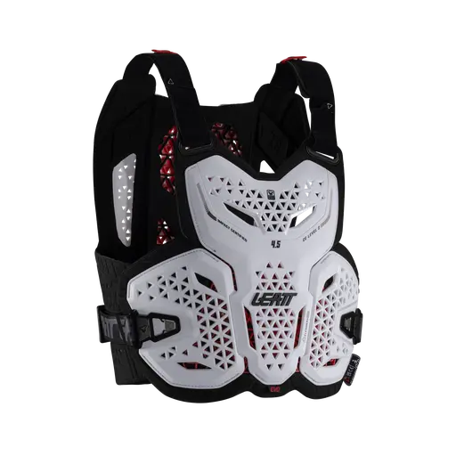Leatt 4.5 EVO mellkasvédő, fehér, S–M, 1, nordicamoto.ro