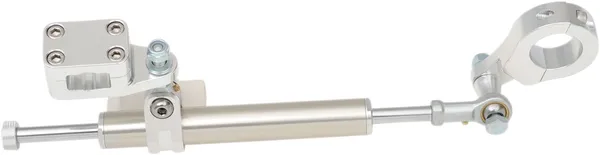 MOOSE RACING 11-way Rebuildable Steering Stabilizer Silver, 1, nordicamoto.ro