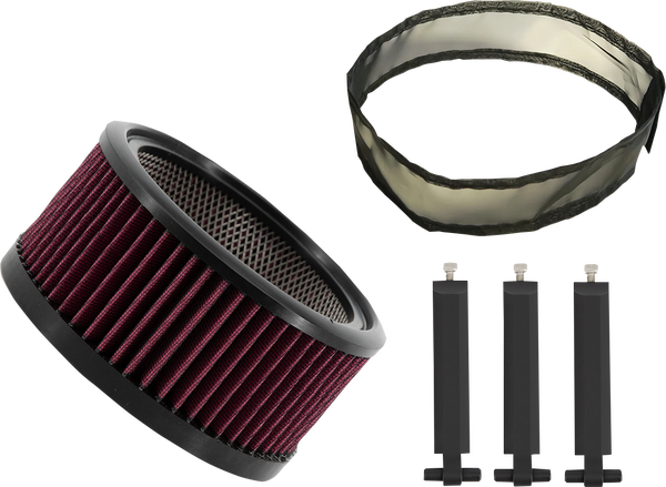 Big Power Filter Kit Black, 5, nordicamoto.ro