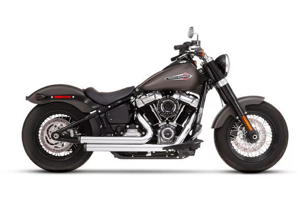 Exhaust System 2-into-2 System For Softail Black, 1, nordicamoto.ro