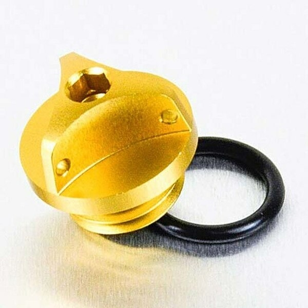 Oil Filler Caps Yellow, 1, nordicamoto.ro