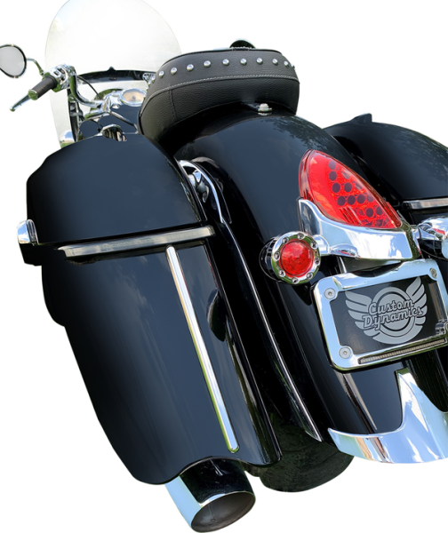 Dual Intensity Low Profile Saddlebag Lights Red, 1, nordicamoto.ro