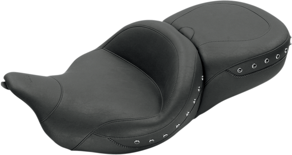 Super Touring 2-up Seat With Driver Backrest Option Black, 1, nordicamoto.ro