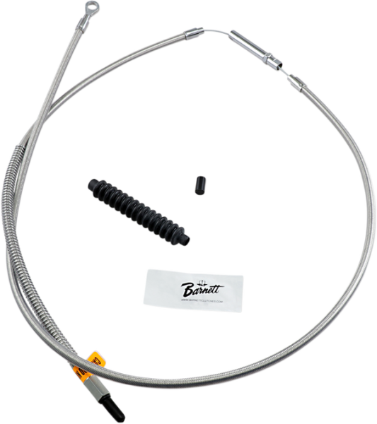High-efficiency Stainless Steel Clutch Cable For Harley-davidson Silver +254 mm (10''), 1, nordicamoto.ro