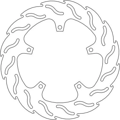 Flame Series Rotor Rear, 1, nordicamoto.ro