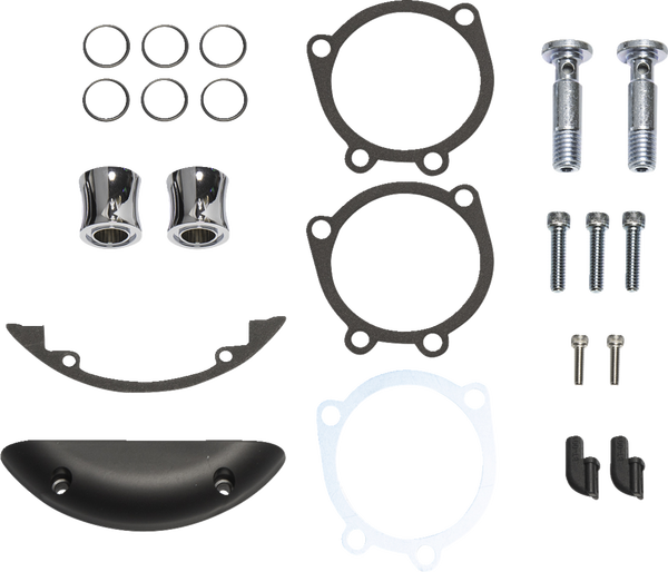 Inverted Air Cleaner Hardware Kit Black, Silver, 1, nordicamoto.ro