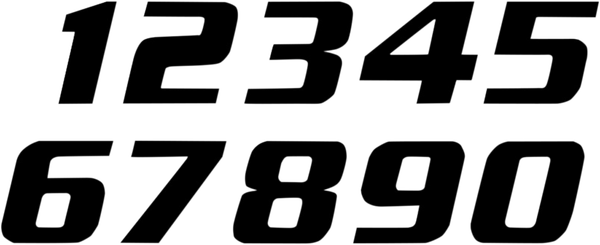 One Series Numbers Black, 1, nordicamoto.ro