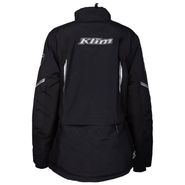 Klim Strata Insulated női motoros kabát, fekete – metál ezüst, 15, nordicamoto.ro