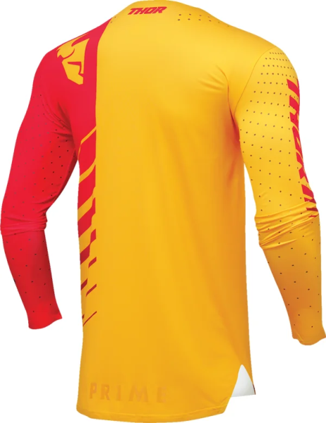 Tricou Thor Prime Analog Red/Yellow XL, 3, nordicamoto.ro