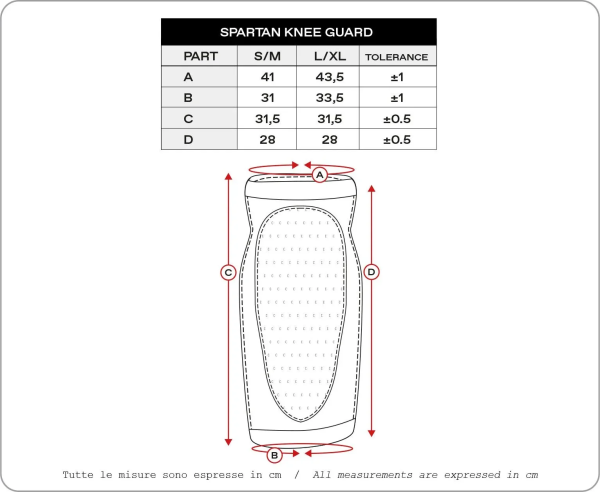 Spartan térdvédők, fekete, L/XL, 2, nordicamoto.ro