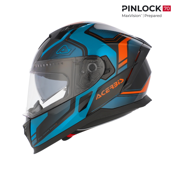Acerbis X-Way Graphic kék/narancssárga XL sisak, 10, nordicamoto.ro