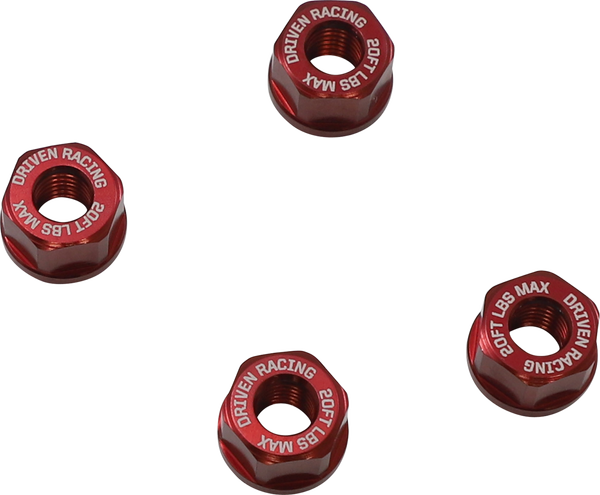 Sprocket Nuts Red, 1, nordicamoto.ro