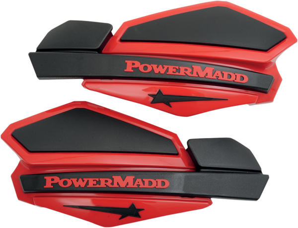 Star Series Handguards Black, Red, 1, nordicamoto.ro
