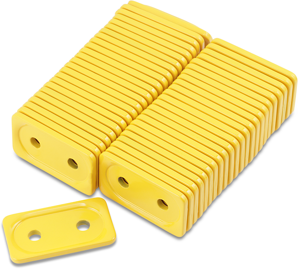 Grand Digger® Support Plates Yellow, Powder Coated, 1, nordicamoto.ro
