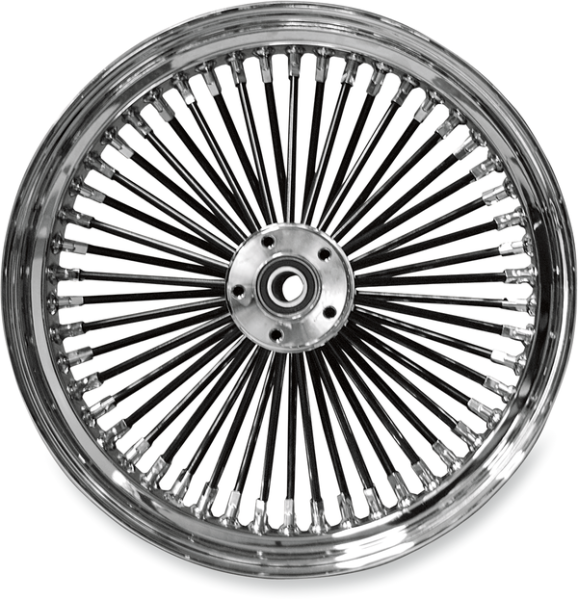 Fat Daddy Black 50-spoke Radial Laced Wheel Black, 1, nordicamoto.ro