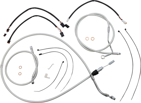 Sterling Chromite Ii® Designer Handlebar Installation Kit Silver, 1, nordicamoto.ro