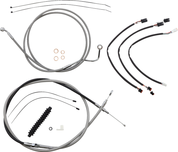 Xr Handlebar Installation Kit Silver, 2, nordicamoto.ro
