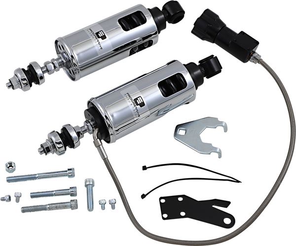 422 Series Shocks With Remote Adjustable Preload Show Chrome, 1, nordicamoto.ro