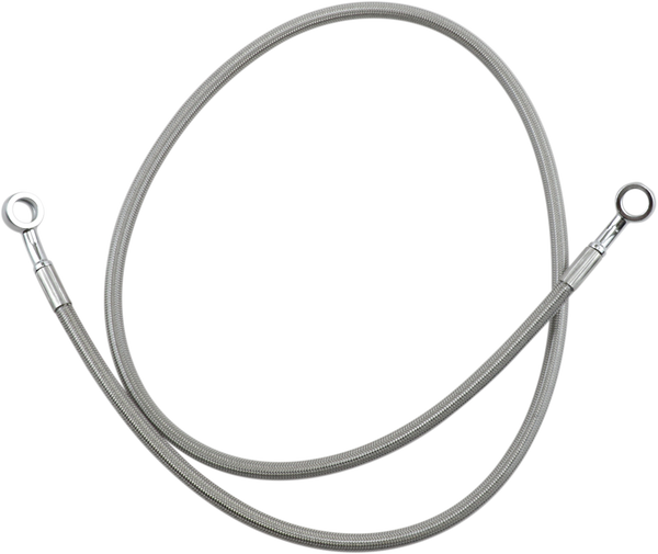 Extended Length Brake Line Silver Oversize [+152 mm (6'')], 1, nordicamoto.ro