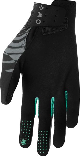 Thor Sportmode Mind Control kesztyű – Fekete/szénszürke – S-es méret, 10, nordicamoto.ro