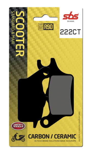 Ct Scooter Carbon Tech Organic Brake Pads, 2, nordicamoto.ro