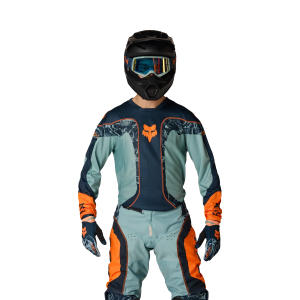 Fox 180 képnyomatos motokrossz póló, lila, L, 10, nordicamoto.ro