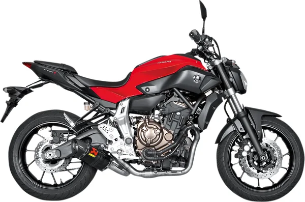 Sistem complet de evacuare Akrapovic Racing Yamaha MT-07 din carbon / oțel inoxidabil - S-Y7R2-AFC, 1, nordicamoto.ro