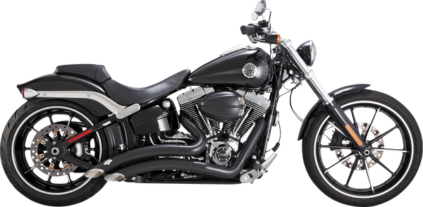 Big Radius Exhaust System Black, 4, nordicamoto.ro