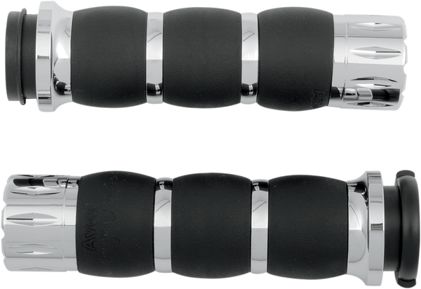Rival Velvet Air Grips Black, 2, nordicamoto.ro