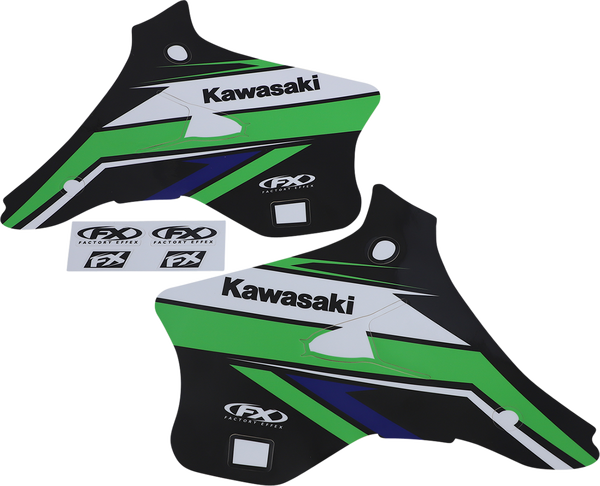 Evo Graphics Kit Black, Green, 2, nordicamoto.ro
