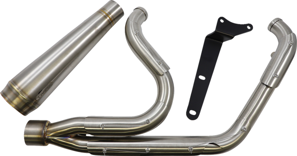 Assault 2:1 Exhaust System Stainless Steel, 2, nordicamoto.ro