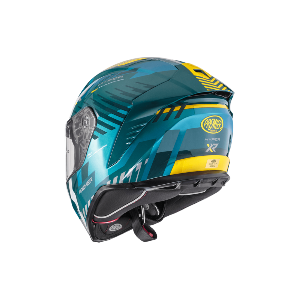 Casca Premier Hyper Carbon XR sisak, kék/sárga, L-es méret, 1, nordicamoto.ro