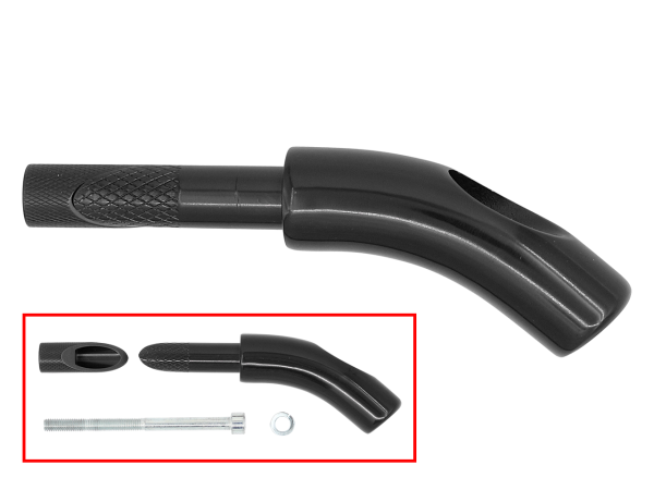 Sno-X Bar end 45´ Black, 1, nordicamoto.ro