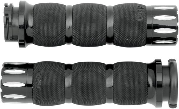 Rival Air Cushioned Grips Black, 1, nordicamoto.ro